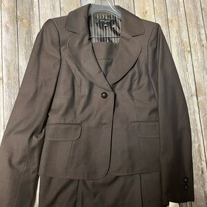 Nine West Chocolate Brown Suit Jacket